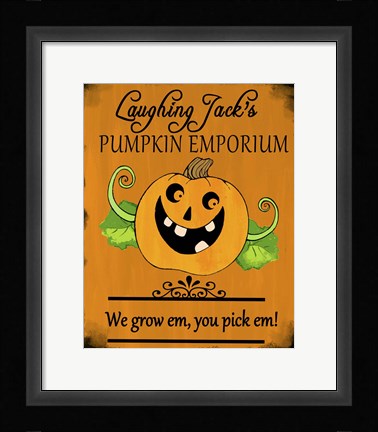 Framed Laughing Jack Print