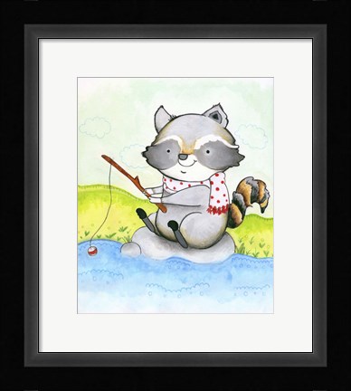 Framed Gone Fishing Print
