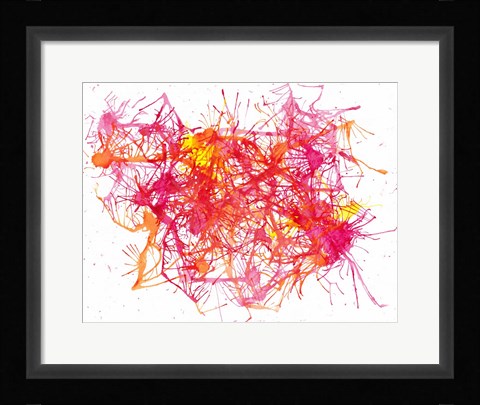 Framed Splatters 2 Print