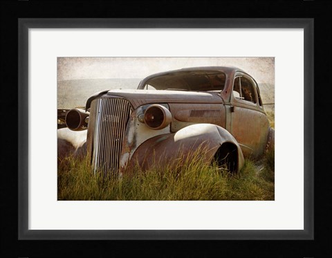 Framed Bodie Junkyard Chevy Print