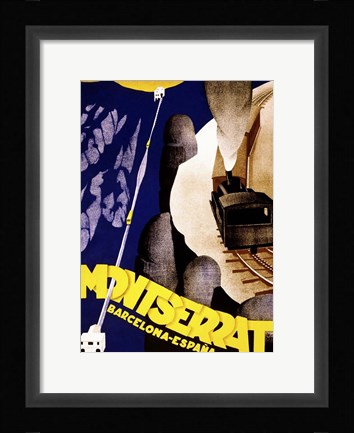 Framed Montserrat Print