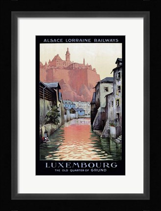 Framed Lusembourg Print