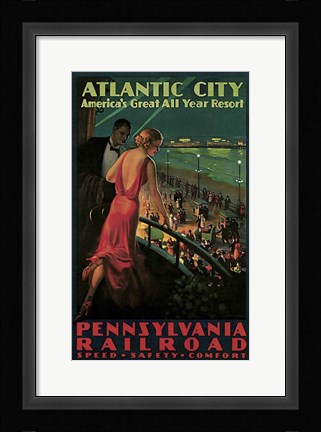 Framed Pennsylvannia Railroad Print