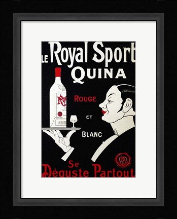 Framed Le Royal Sport Quina Print
