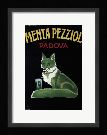 Framed Menta Pezziol Print