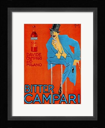 Framed Bitter Campari Print