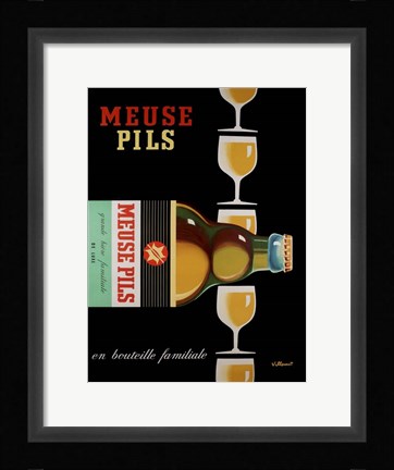 Framed Meuse Pils Print
