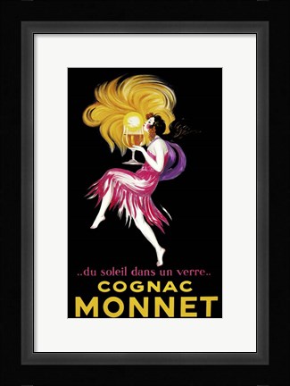Framed Cognac Monnet Print