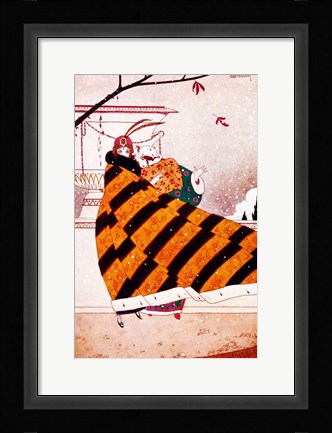 Framed Art Deco Woman 2 Print