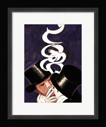 Framed Smoking Print
