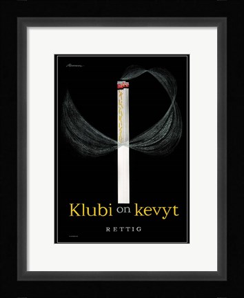 Framed Klubi on Kevyt Print