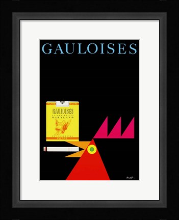 Framed Gauloises Print
