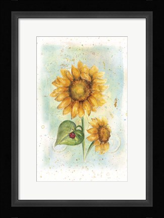 Framed Sunflower Print