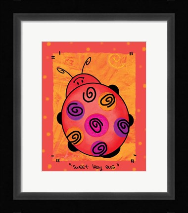 Framed Bug 1 Print