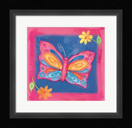 Framed Butterfly 4 Print