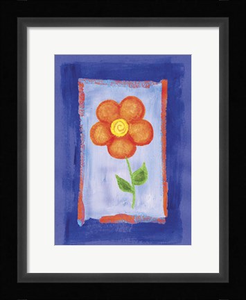Framed Flower 1 Print