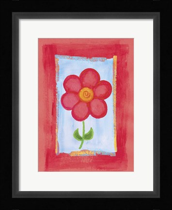 Framed Flower 2 Print