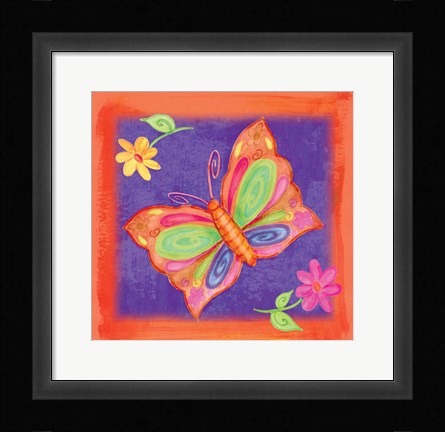 Framed Butterfly 1 Print