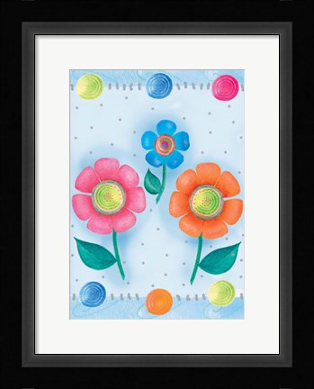 Framed Happy Flower Print
