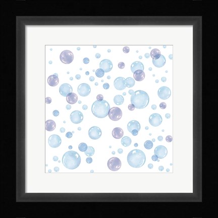 Framed Bubbles Print