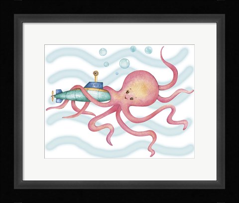 Framed Octapus Print
