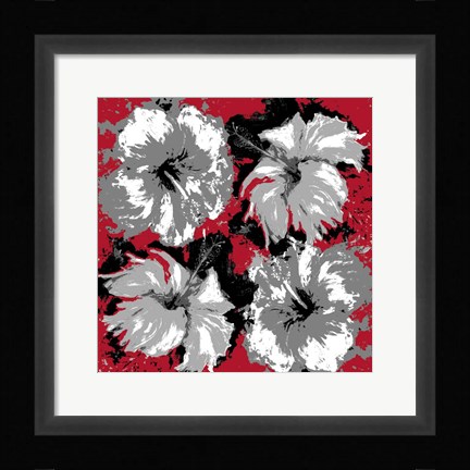 Framed Exuberand Red Print