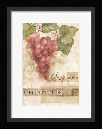 Framed Chianti Sangioveto 2 Print