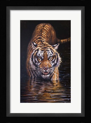 Framed Tiger Print
