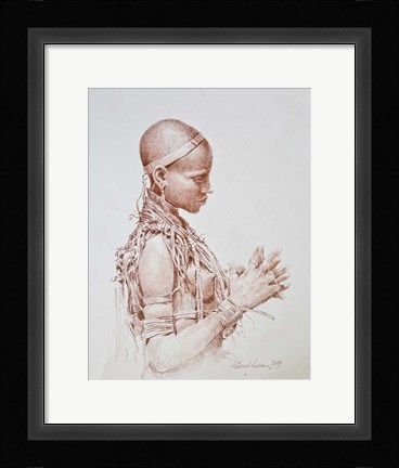 Framed Praying Print