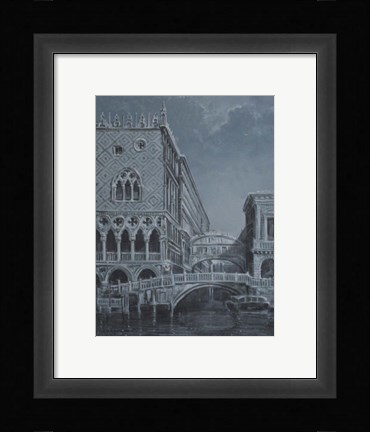Framed Venice Facade Print