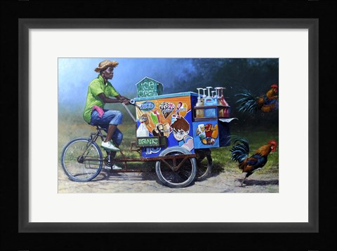 Framed Chicken Run Print