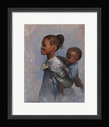 Framed He Aint Heavy Print