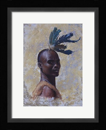 Framed Headress Print