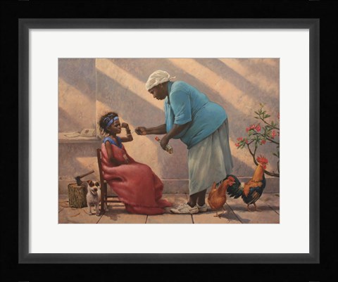 Framed Courtyard Print