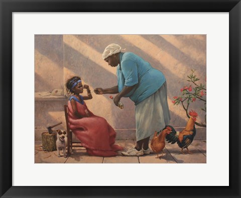 Framed Courtyard Print