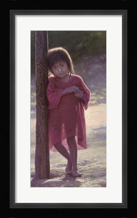 Framed Ashaninka Girl Print