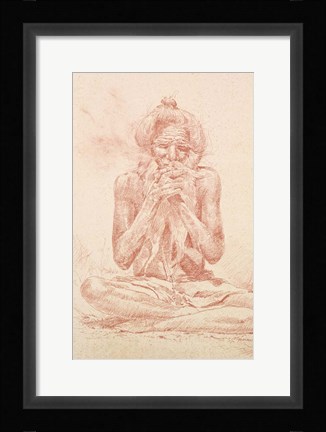 Framed Cross Legged Print