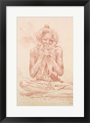 Framed Cross Legged Print