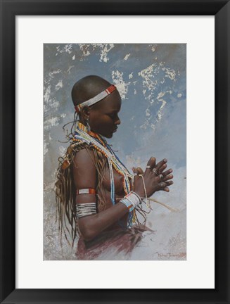 Framed Silent Prayer Print