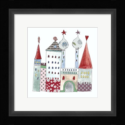 Framed Little Mermaids Palace Print