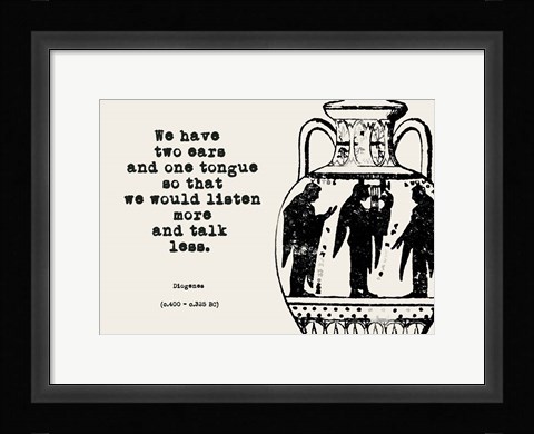 Framed Grecian 1 Print