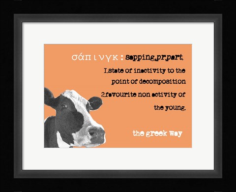 Framed Sapping Print