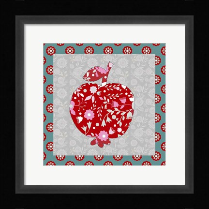 Framed Pomegranate Charm Print