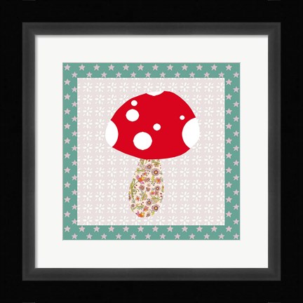 Framed Mushroom Print