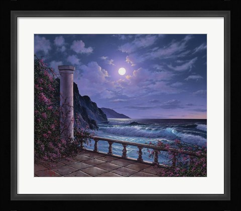 Framed By the Moon Light Print