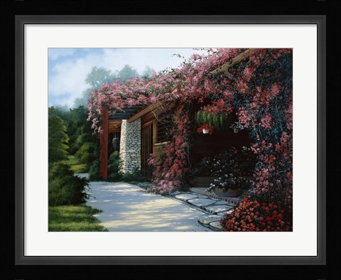 Framed Clematis Print