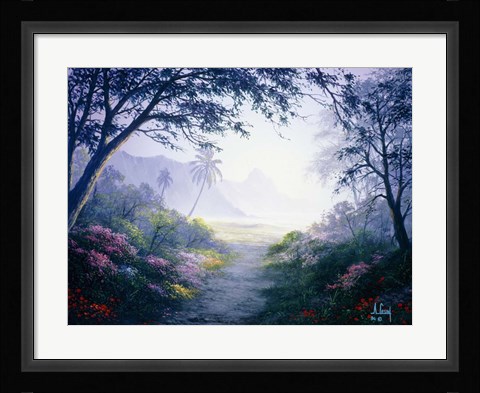 Framed Tropical Paradise Print