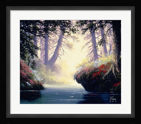 Framed On the Water's Edge Print