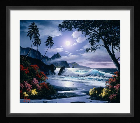 Framed Wave Power Print