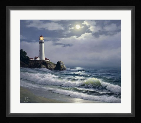 Framed Lighthouse Print